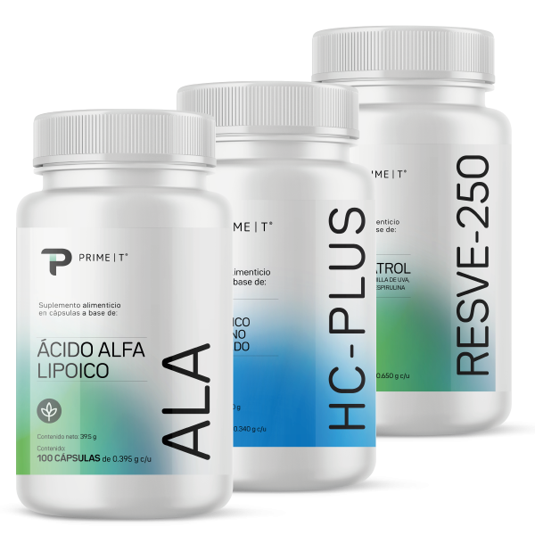 ALA, Resveratrol y HC Plus