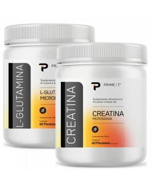 L-Glutamina y Creatina 300 g