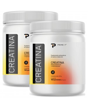 Creatina 500 g 2 piezas frente