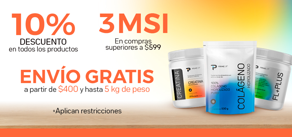 10% de descuento o 3 MSI